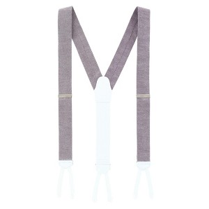 Trafalgar Men's Louisville Chambray Formal End Suspenders - 1 of 3