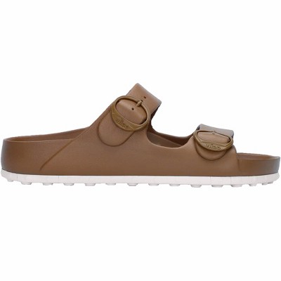 Ccilu Horizon Check Men Casual Beach Slide Sandals with Adjustable Buckle Straps