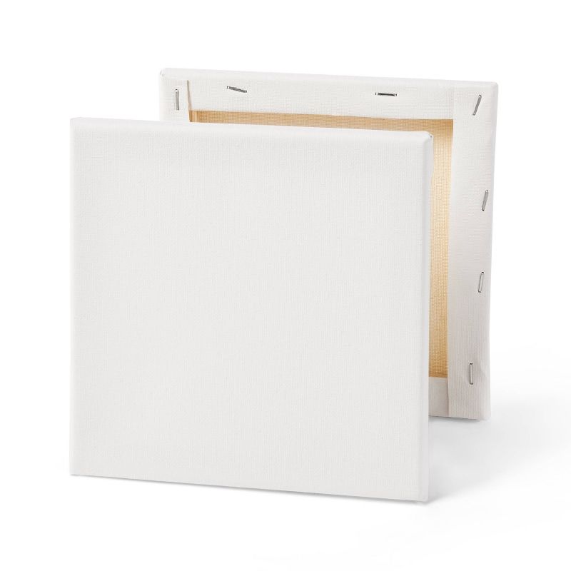 Square Stretched Canvas White - Mondo Llama™, 3 of 5