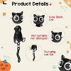 Adorable Black Cat Stud Earrings for Women - Cute Halloween & Christmas Jewelry Gift - 3 of 4