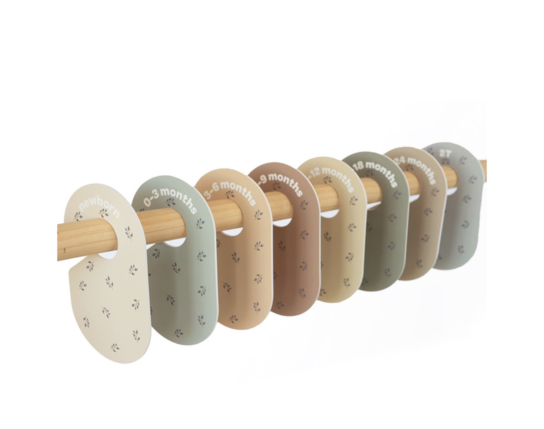 3 Sprouts Baby Closet Dividers (newborn to 24 months) - Blueberry