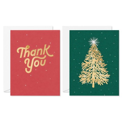 Image of 10ct Tree Thank You Cards
