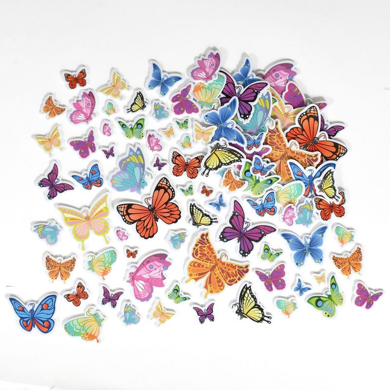 READY 2 LEARN™ Foam Stickers - Butterflies - 172 Per Pack - 3 Packs, 2 of 5
