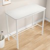 Farini Pub, Counter Height 47 inch Bar Table, Whit - 2 of 4