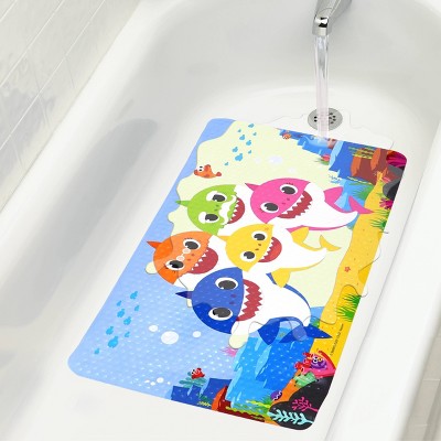 Xl Non-slip Bathtub Mat With Drain Holes Clear - Slipx Solutions : Target