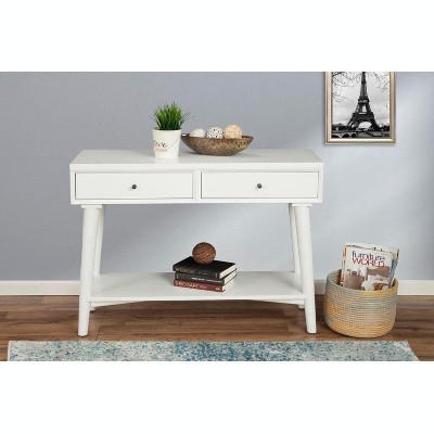 Alpine Furniture Flynn Console Table, White