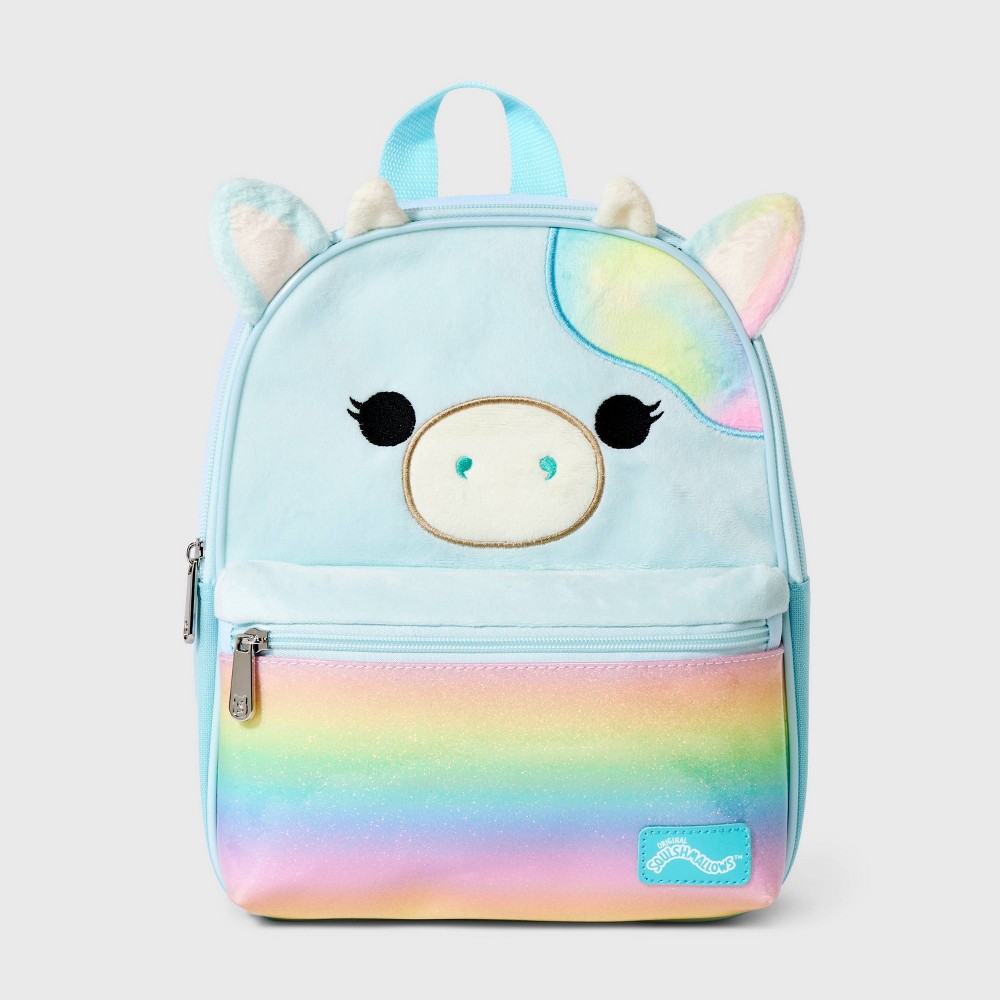 Photos - Backpack Squishmallows Kids'  11" Cow Mini  - Blue 