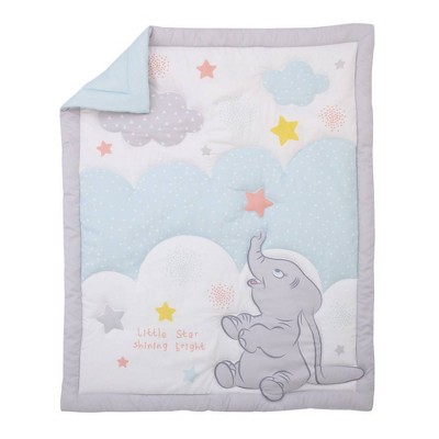 Image of Disney Baby Dumbo - Shine Bright Little Star Nursery Crib Bedding Set - 3pc