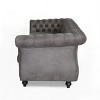 GDFStudio Kyle Upholstered 84.50" Tufted 3 Seater Sofa with Scroll Arms - 4 of 4