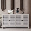 TIRAMISUBEST Wash Cabinet with Woven Pattern Doors - 4 of 4