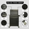 Lirago 5 Drawer Large Capacity Rolling Tool Chest and Cabinet Black Detachable Tool Storage with Wheels and Lock for Workshop Garage - 3 of 4