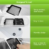 Attop Multifunctional Food Chopper - Onion, Vegetable Slicer Dicer Cutter, Potato Cutter - Veggie Chopper with Container (4 in 1, White) - 4 of 4