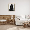 Stupell Industries Black Stallion Horse Portrait Floating Frame Canvas Art - 3 of 4