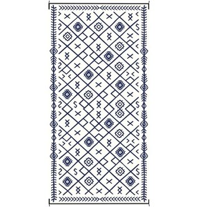 LOVSON Easy to Maintain & Outdoor-Ready Outdoor Rug,Patio Rug,Reversible Outdoor Rug, Waterproof Plastic Straw with Carry Bag - 1 of 4