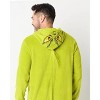 Seven Times Six The Grinch Union Suit Men's Merry Grinchmas Zip Up Plush Hooded Loungewear Green - 4 of 4