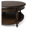 Maven Lane Pullman Traditional Round Wooden Coffee Table - 4 of 4