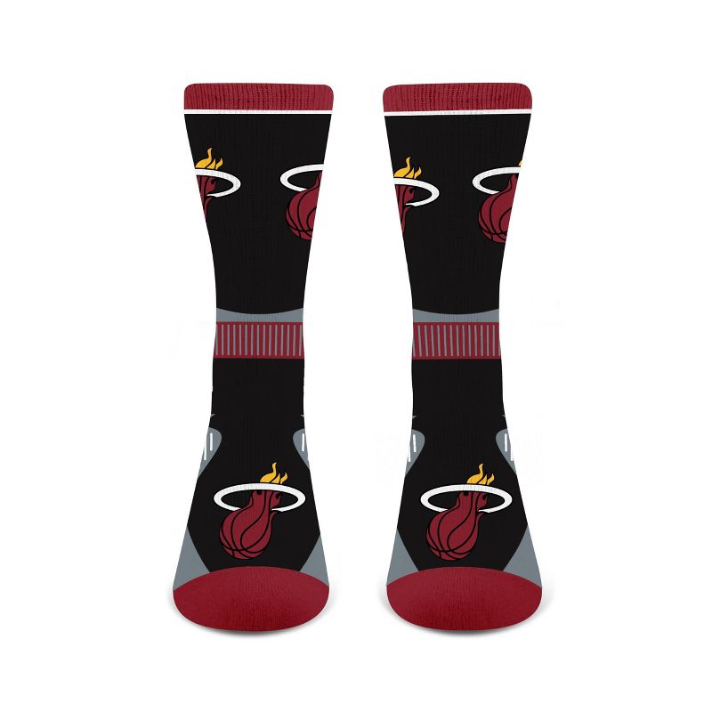 NBA Miami Heat Large Crew Socks, 2 of 4