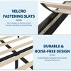 Bed Frame with Adjustable Headboard, Linen Fabric Upholstered, Wooden Slats Support - 3 of 4