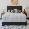 Caprice Faux Leather Channel Upholstered Platform Bed - Eco Dream - 4 of 4