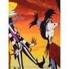 Beetlejuice Cartoon Characters In Desert Big Print Crew Neck Short Sleeve Adult T-shirt - 4 of 4