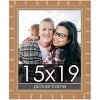 PosterPalooza | 15x19 Modern Bamboo Picture Frame, UV Acrylic, 5 Finishes - 2 of 4
