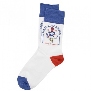 Adult Pabst Blue Ribbon PBR Grab a Pabst Crew Socks - 1 of 2