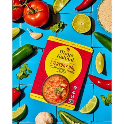 MAYA KAIMAL Yellow Lentil Tomato and Garlic Everyday Dal - 10oz