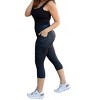 Women's Capri Leggings With Pockets - Julia Rose - 2 of 4