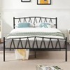 VECELO Full/Queen Metal Platform Bed Frame with Headboard/Footboard, Storage Space Under Bed Frames, No Box Spring Needed, Easy Assembly - 4 of 4