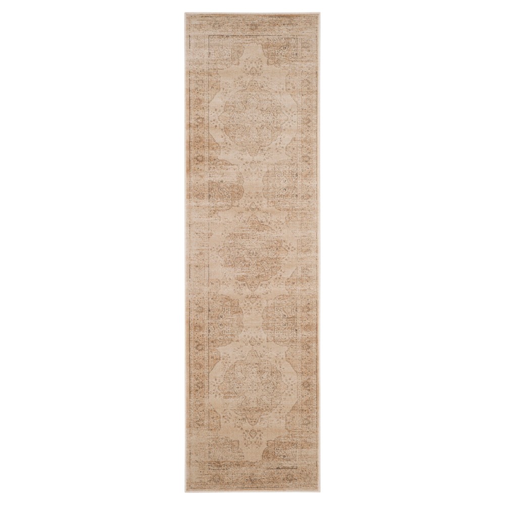 Creme Abstract Loomed Runner - (2'2inX8') - Safavieh