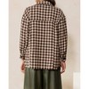 Women's Curvy Front Button Down Tweed Oversized Jacket - Oddi - 4 of 4