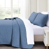BAGOKIE All Seasons 2/3PCS Quilt Bedding Set with Quilt & Pillow Sham Bed Cover - 4 of 4