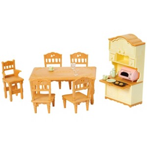 Calico Critters Dining Room Set, Dollhouse Furniture and Accessories - 1 of 4