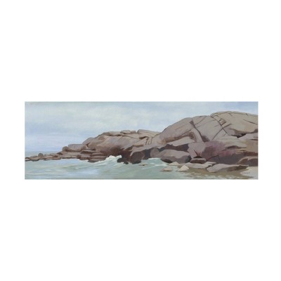 10" x 32" Kathrine Lovell 'Warrens Point' Unframed Wall Canvas - Trademark Fine Art