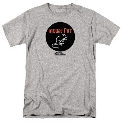 Men's Parks & Rec Mouse Rat Circle T-Shirt