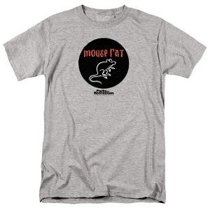 Men's Parks & Rec Mouse Rat Circle T-Shirt - 1 of 4