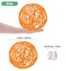 Unique Bargains Wicker Rattan Decorative DIY Crafts Balls for DIY Crafts 7.9 Inch 1 Pc - 2 of 4