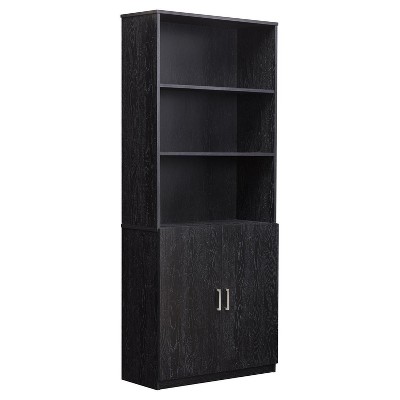 target bookshelf with doors