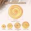 Unique Bargains Woven Braided Washable Decorative Round Placemat 4 Pcs - 2 of 4