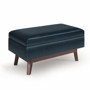 Small Ethan Rectangular Storage Ottoman and benches - WyndenHall - 1 of 4