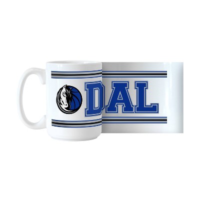 NBA Dallas Mavericks Stripe Sublimated Mug - 15oz