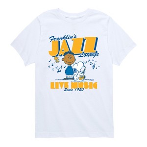Boys' - Peanuts - Franklins Jazz Lounge Short Sleeve Graphic T-Shirt - 1 of 4