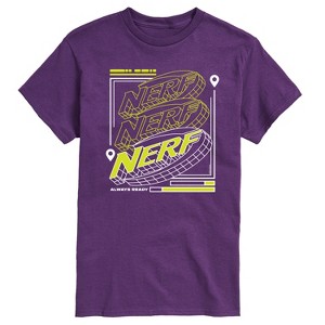 Men's - NERF - Nerf Neon Grid Logo Short Sleeve Graphic T-Shirt - 1 of 3