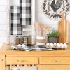 Design Imports Black Tri Color Check Dishtowel (Set Of 3) - 3 of 4