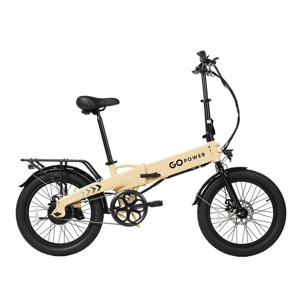 GoPowerBike GoVolt Folding Electric Bike for Adults | 500W Motor | 45+ Mile Range | 20mph Top Speed | Removable Battery - 1 of 4