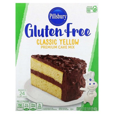 Pillsbury, Classic Yellow Premium Cake Mix, Gluten Free, 17 oz
