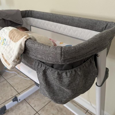 Simmons Kids' By The Bed City Sleeper Bassinet - Gray Tweed : Target