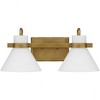 Quoizel Lighting Regency 2 - Light Vanity in  Weathered Brass - 4 of 4
