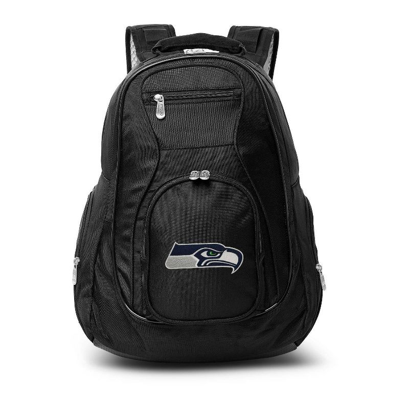 NFL Seattle Seahawks Premium 19&#34; Laptop Backpack - Black, 1 of 2