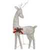 'vidaXL Christmas Reindeer 6-Piece Set- Gold Warm White Mesh Outdoor/Indoor Lights, Energy-Saving LEDs with 8 Lighting Effects, Simple Assembly - 4 of 4